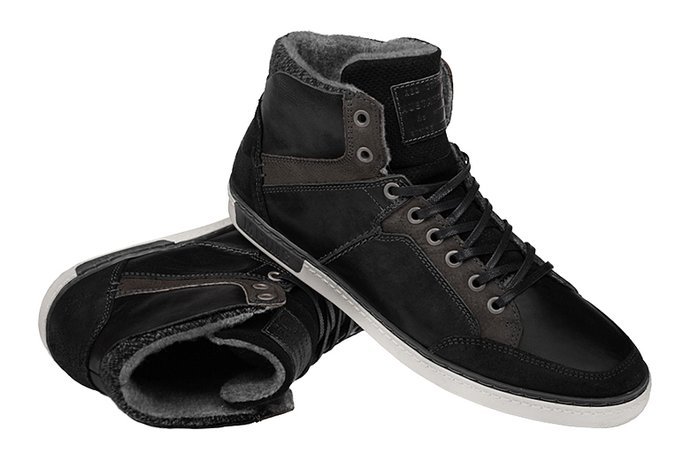 Trzewiki Sneakersy MUSTANG 35A042 Czarne zimowe